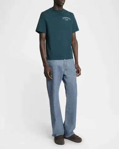 Jacquemus Men's Club Logo Crewneck T-Shirt | Thumbnail 2