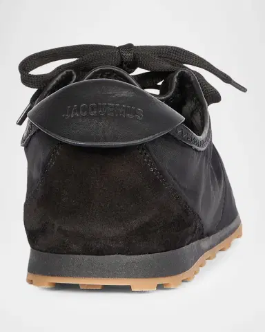 Jacquemus Men's The Tennis Suede & Nylon Sneakers | Thumbnail 3 Jacquemus Men's The Tennis Suede & Nylon Sneakers | Thumbnail 3