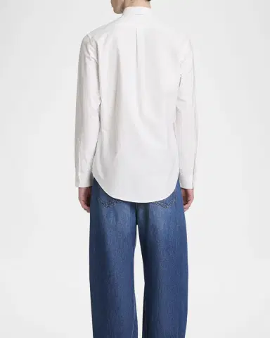 Givenchy Men's Embroidered Logo Pocket Button-Down Shirt | Thumbnail 2 Givenchy Men's Embroidered Logo Pocket Button-Down Shirt | Thumbnail 2