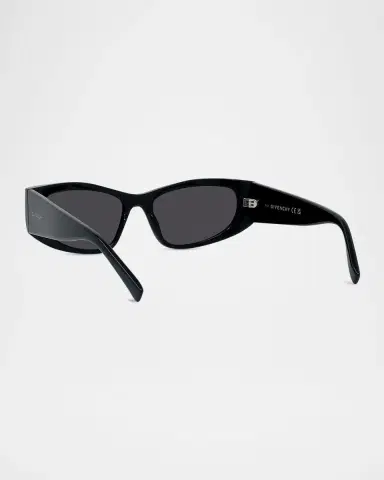 Givenchy GV40116IW Bio-Acetate Wrap Around Sunglasses | Thumbnail 2
