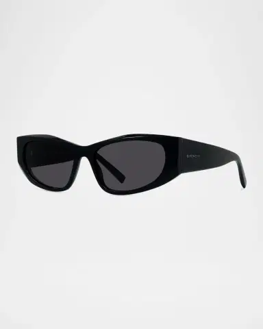 Givenchy GV40116IW Bio-Acetate Wrap Around Sunglasses | Thumbnail 3