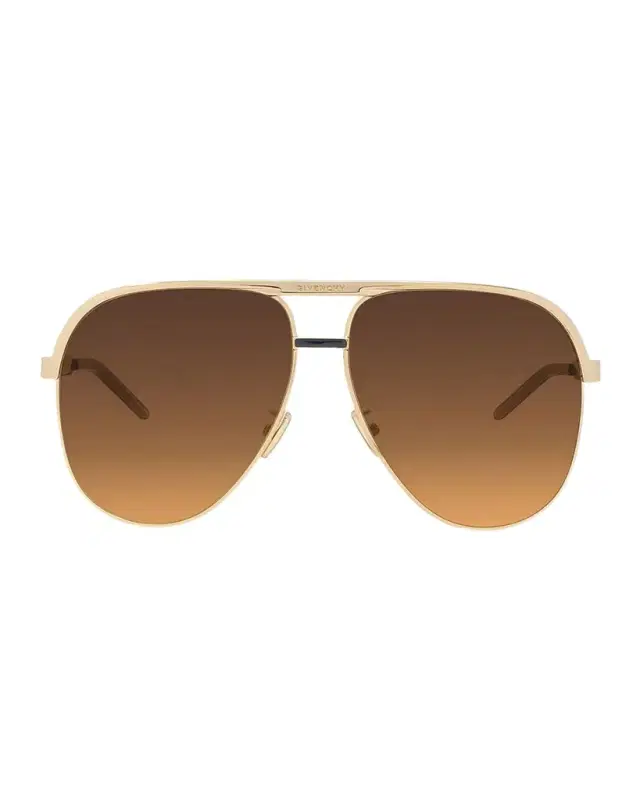 Givenchy GV40117UW Aviator Metal Sunglasses