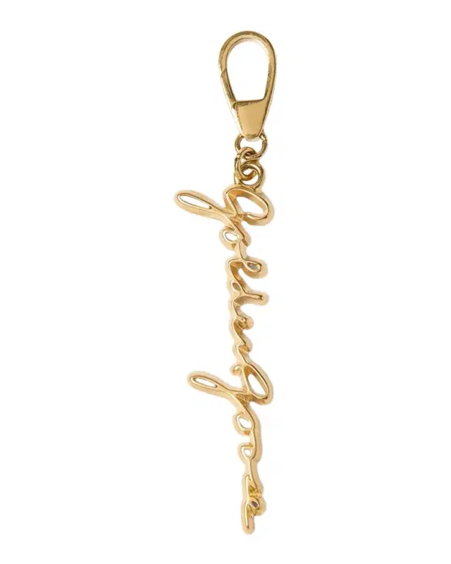 Golden Goose Logo Script Bag Charm