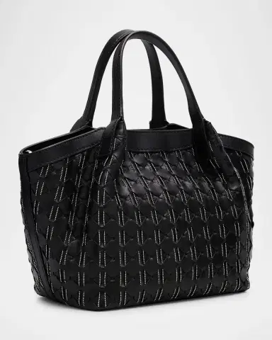 Serapian Mini Secret Mosaico Leather Microchain Tote Bag | Thumbnail 2 Serapian Mini Secret Mosaico Leather Microchain Tote Bag | Thumbnail 2