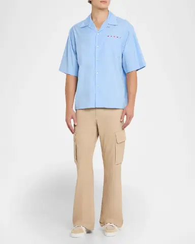 Marni Men's Poplin Camp Shirt | Thumbnail 2 Marni Men's Poplin Camp Shirt | Thumbnail 2