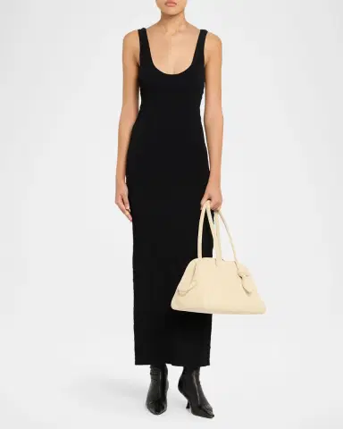 Jacquemus Le Turismo Croc-Embossed Suede Top-Handle Bowling Bag | Thumbnail 4 Jacquemus Le Turismo Croc-Embossed Suede Top-Handle Bowling Bag | Thumbnail 4