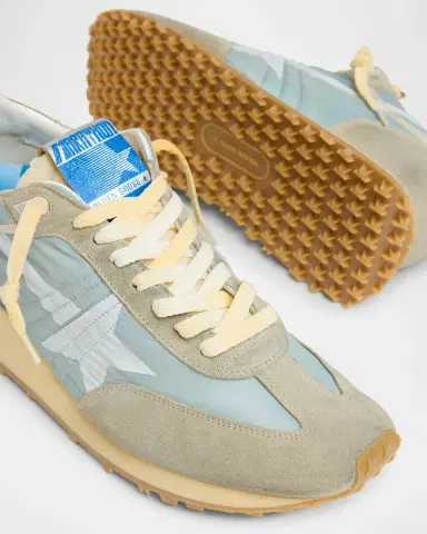 Golden Goose Men's Nylon and Suede Running Marathon Sneakers | Thumbnail 5 Golden Goose Men's Nylon and Suede Running Marathon Sneakers | Thumbnail 5