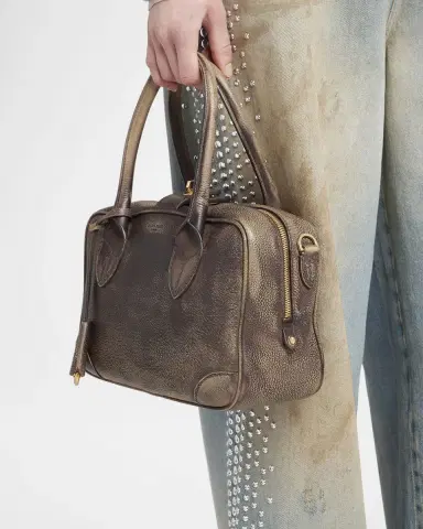 Golden Goose Vita Faded Leather Shoulder Bag | Thumbnail 2 Golden Goose Vita Faded Leather Shoulder Bag | Thumbnail 2