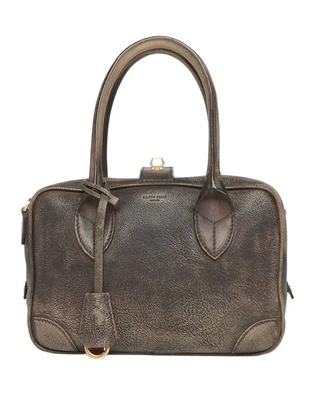 Golden Goose Vita Faded Leather Shoulder Bag