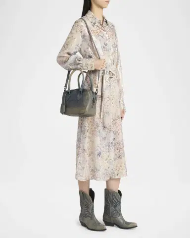 Golden Goose Vita Faded Leather Shoulder Bag | Thumbnail 5 Golden Goose Vita Faded Leather Shoulder Bag | Thumbnail 5