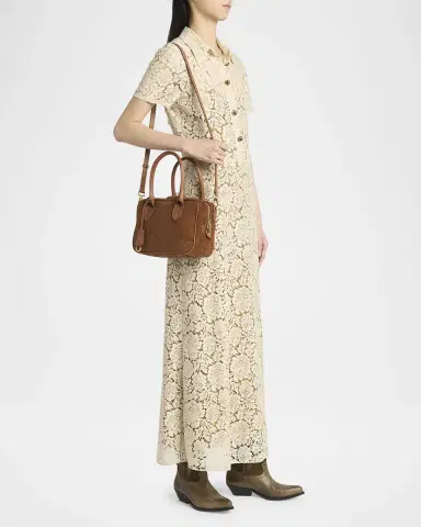 Golden Goose Vita Furry Suede Shoulder Bag | Thumbnail 5 Golden Goose Vita Furry Suede Shoulder Bag | Thumbnail 5