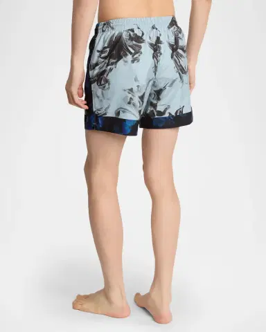 Dries Van Noten Men's Phibbs Floral Nylon Swim Shorts | Thumbnail 3