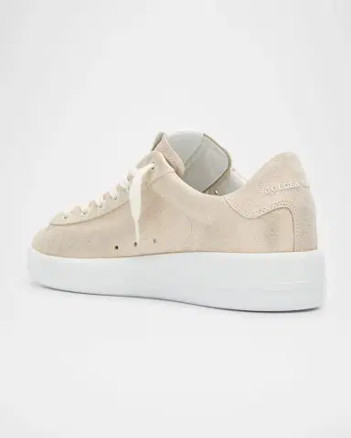 Golden Goose Purestar Shimmer Leather Low-Top Sneakers | Thumbnail 4