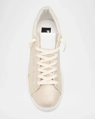 Golden Goose Purestar Shimmer Leather Low-Top Sneakers | Thumbnail 6