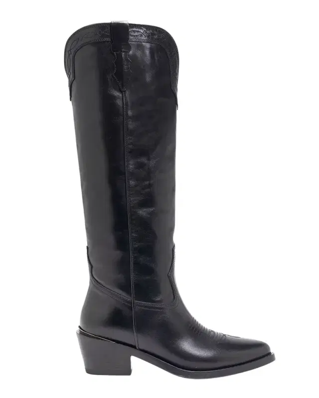 Partlow Selena Calfskin Tall Western Boots