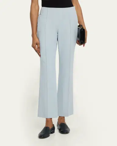 Lafayette 148 New York Vesey Seamed Flare-Leg Crop Pants | Thumbnail 4