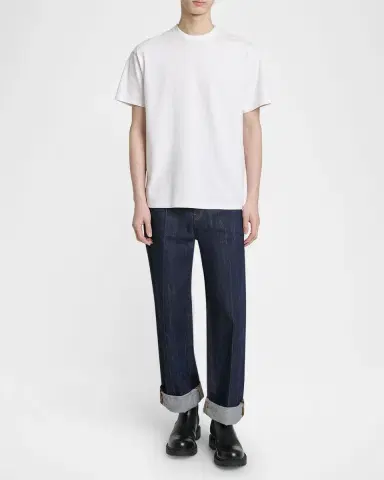 Givenchy Men's Cuffed Wide-Leg Jeans | Thumbnail 2