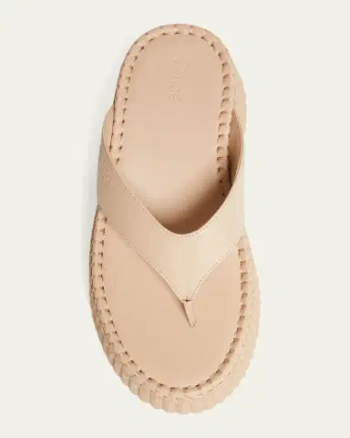 Chloé Nama Platform Leather Thong Sandals | Thumbnail 3 Chloé Nama Platform Leather Thong Sandals | Thumbnail 3