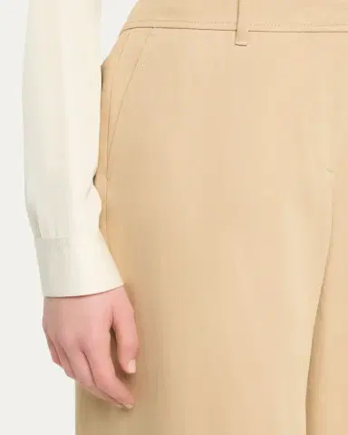 Lafayette 148 New York Charles Wide-Leg Twill Pants | Thumbnail 15
