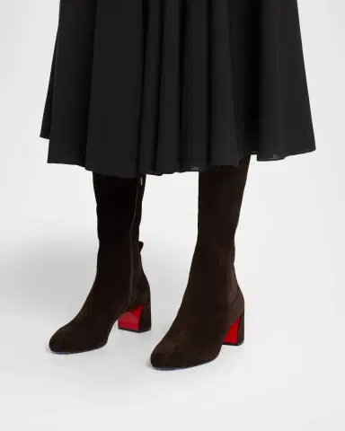 Christian Louboutin 55mm Jane Botta Suede Knee-High Boots | Thumbnail 2