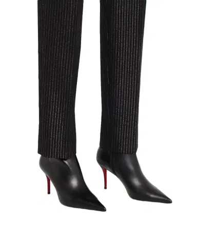 Christian Louboutin 80mm Miss Z Leather Booties | Thumbnail 1 Christian Louboutin 80mm Miss Z Leather Booties | Thumbnail 1