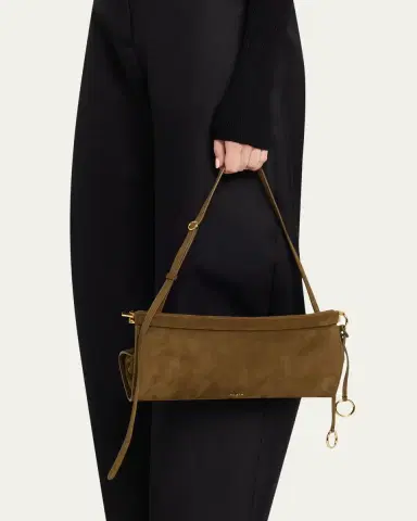 Alaïa Mina 20 Top-Handle Bag in Perforated Suede | Thumbnail 6 Alaïa Mina 20 Top-Handle Bag in Perforated Suede | Thumbnail 6