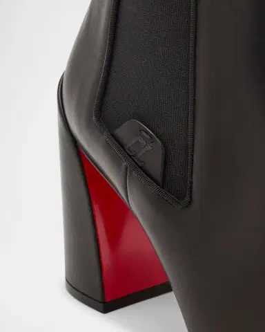 Christian Louboutin 85mm Turelastic Leather Ankle Booties | Thumbnail 4 Christian Louboutin 85mm Turelastic Leather Ankle Booties | Thumbnail 4