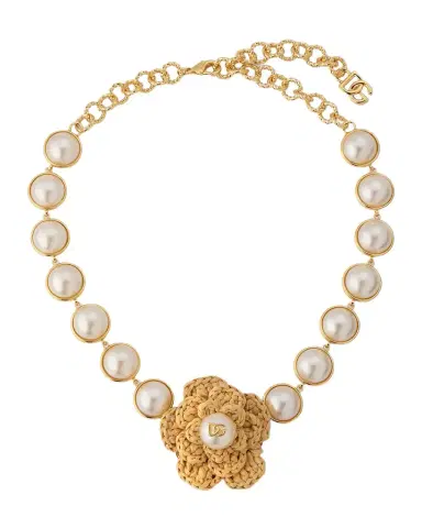 Dolce & Gabbana Bijoux Flower Necklace | Thumbnail 1 Dolce & Gabbana Bijoux Flower Necklace | Thumbnail 1
