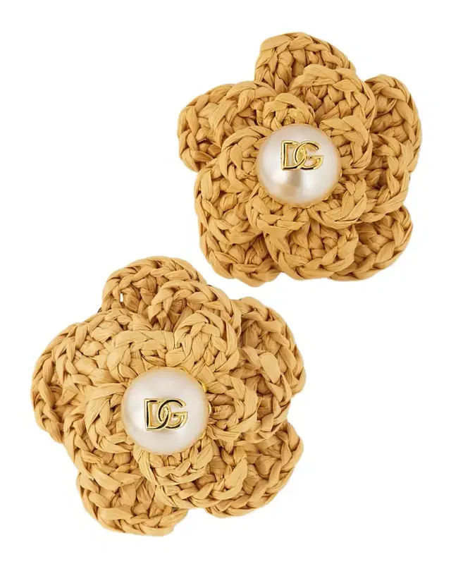 Bijoux Flower Clip Earrings