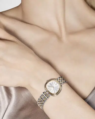 Piaget 29mm Steel and 18K Rose Gold Sixtie Watch | Thumbnail 4 Piaget 29mm Steel and 18K Rose Gold Sixtie Watch | Thumbnail 4