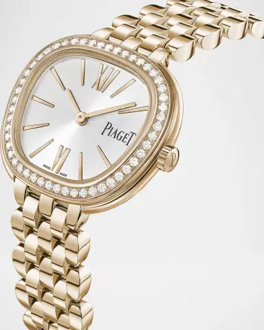 Piaget 29mm 18K Rose Gold Diamond Bezel Sixtie Watch | Thumbnail 3 Piaget 29mm 18K Rose Gold Diamond Bezel Sixtie Watch | Thumbnail 3