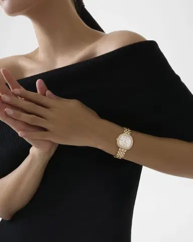 Piaget 29mm 18K Rose Gold Diamond Bezel Sixtie Watch | Thumbnail 5 Piaget 29mm 18K Rose Gold Diamond Bezel Sixtie Watch | Thumbnail 5