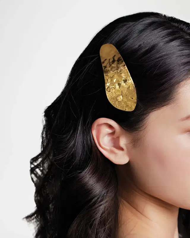 Limited Edition Printemps Leaf Barrette Pour Cheveux