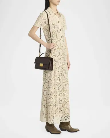 Golden Goose Venezia Flap Leather Crossbody Bag | Thumbnail 5