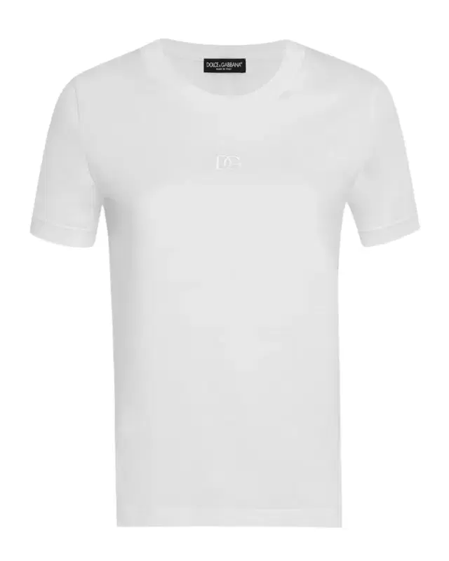 Dolce & Gabbana DG Rib Jersey Short-Sleeve T-Shirt