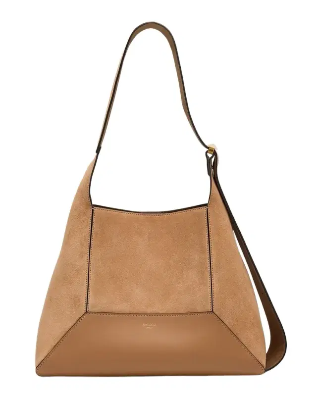 Diamond Medium Structured Suede Hobo Bag