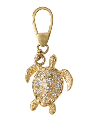 Golden Goose Crystal-Embellished Turtle Bag Charm | Thumbnail 1