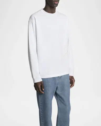 Jacquemus The J-Embroidered Long-Sleeve T-Shirt | Thumbnail 4