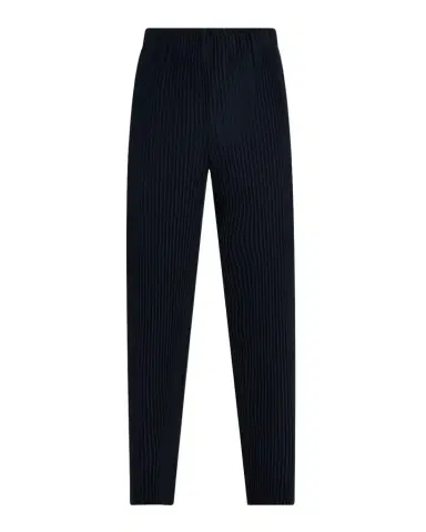 Homme Plissé Issey Miyake Men 's Pleated Flat-Front Pants | Thumbnail 1 Homme Plissé Issey Miyake Men 's Pleated Flat-Front Pants | Thumbnail 1