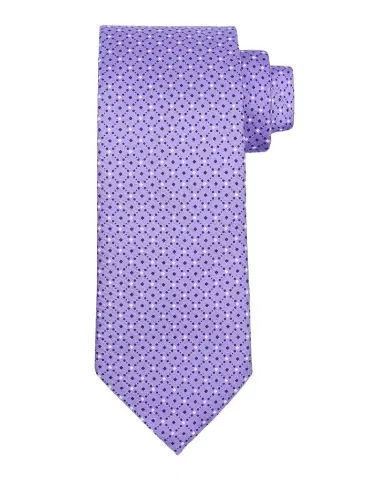 ZEGNA Men's Diamond-Print Silk Tie | Thumbnail 1