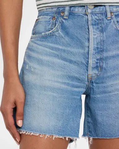 MOUSSY VINTAGE Harbeson High-Rise Denim Shorts | Thumbnail 5 MOUSSY VINTAGE Harbeson High-Rise Denim Shorts | Thumbnail 5