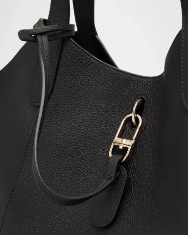 Giorgio Armani Medium Pebble Leather Tote Bag | Thumbnail 6 Giorgio Armani Medium Pebble Leather Tote Bag | Thumbnail 6