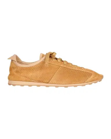 Jacquemus Men's Les Tennis Corduroy-Embossed Suede Sneakers | Thumbnail 1 Jacquemus Men's Les Tennis Corduroy-Embossed Suede Sneakers | Thumbnail 1