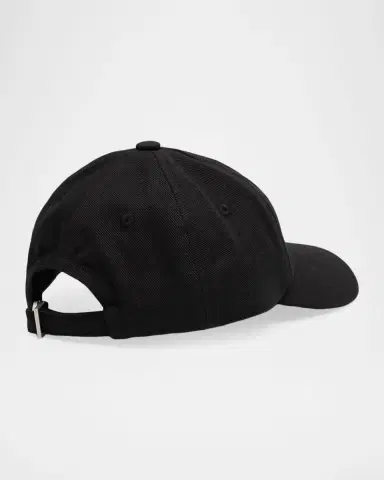 Jacquemus Men's Gadjo Denim Metal-Logo Baseball Cap | Thumbnail 2 Jacquemus Men's Gadjo Denim Metal-Logo Baseball Cap | Thumbnail 2