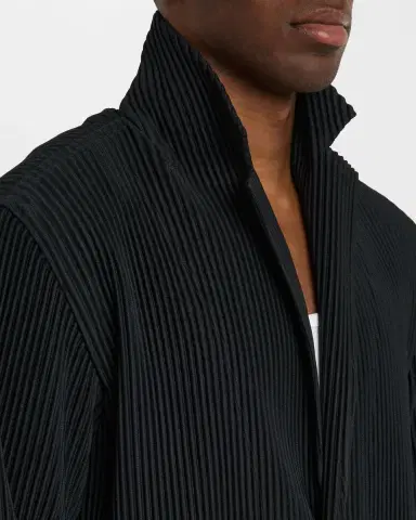Homme Plissé Issey Miyake Men's Pleated Single-Breasted Sport Coat | Thumbnail 5