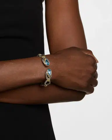 Konstantino Kyma Sky Blue Topaz Cuff Bracelet | Thumbnail 2 Konstantino Kyma Sky Blue Topaz Cuff Bracelet | Thumbnail 2