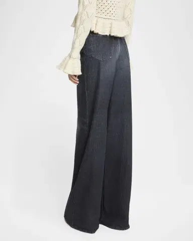 Chloé High-Rise Wide-Leg Palazzo Jeans | Thumbnail 3