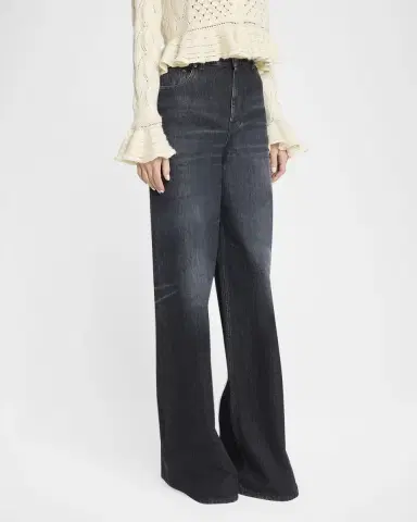 Chloé High-Rise Wide-Leg Palazzo Jeans | Thumbnail 4