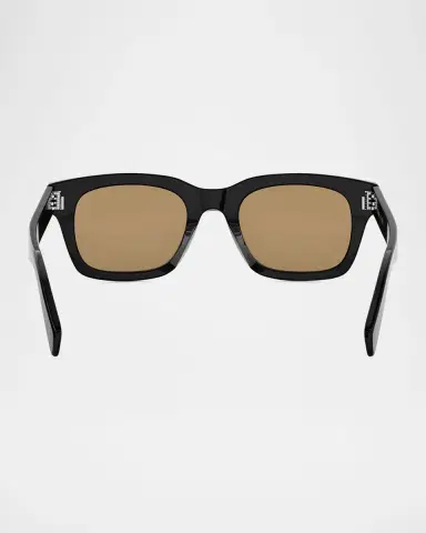 Celine Men's Bold 3-Dots Nylon Square Sunglasses | Thumbnail 4 Celine Men's Bold 3-Dots Nylon Square Sunglasses | Thumbnail 4