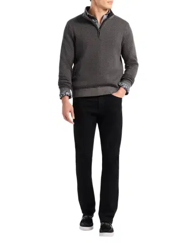 Robert Graham Men's Walton Texture Knit Quarter-Zip Sweater | Thumbnail 1 Robert Graham Men's Walton Texture Knit Quarter-Zip Sweater | Thumbnail 1